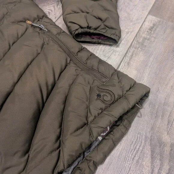 Isis Women's Whisper 650 fill Down Puffer Jacket Water Resistant Winter 8 - Picture 3 of 16